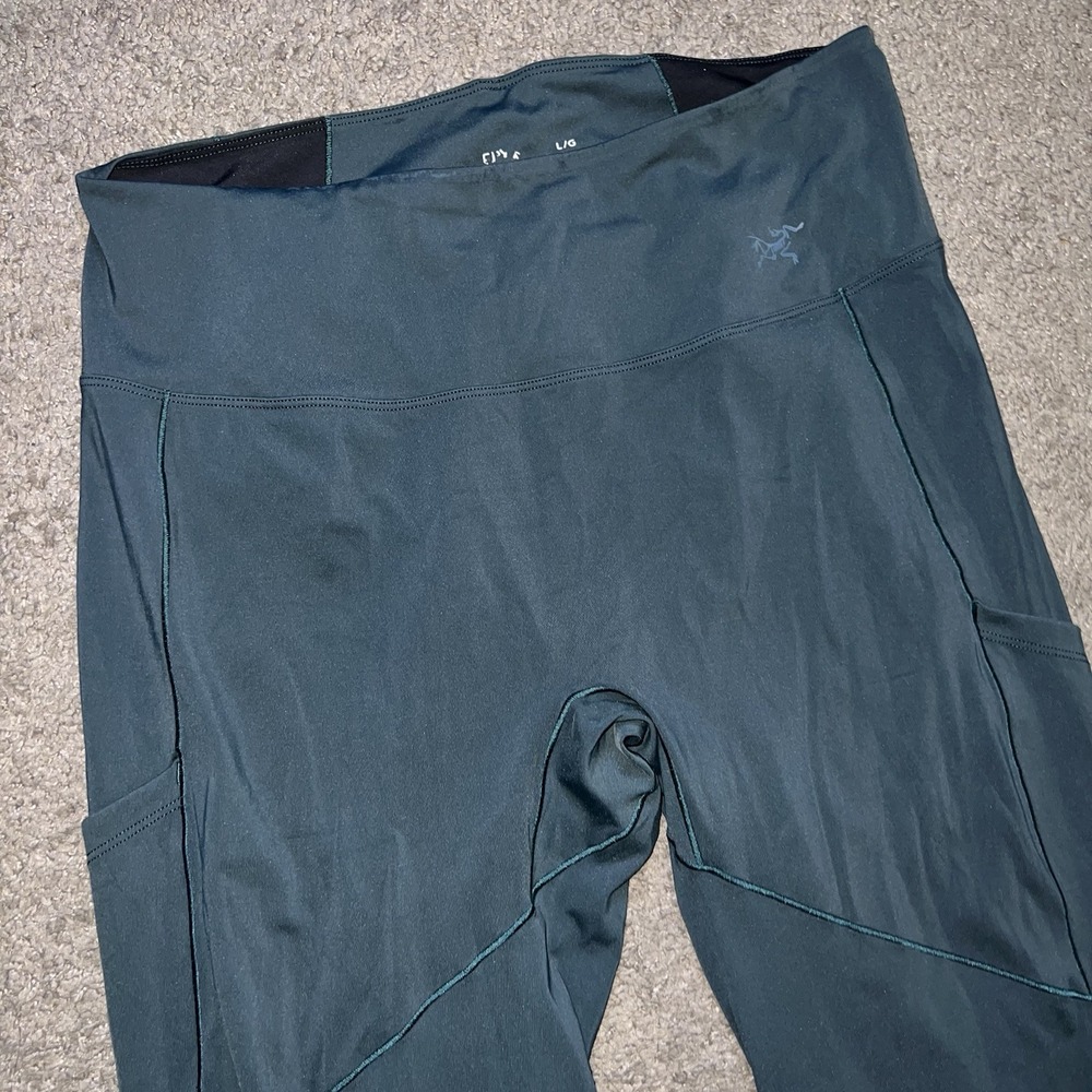 Arc'teryx‎ Women's Large Teal Green Performance Compression Oriel Leggings